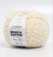 BOUCLE COTTON 801 38% меринос 12% альпака 38% хлопок 12% па 140м/100г