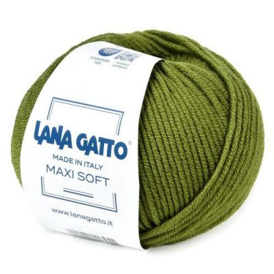 Lana Gatto Maxi Soft (19071) 100% меринос экстрафайн 50 г/90 м